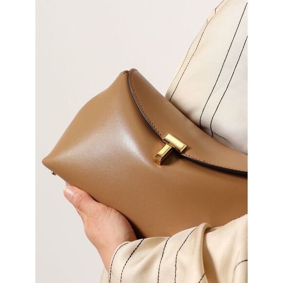 Toteme Women Leather T-Lock Crossbody Bag - Picture 2 of 5